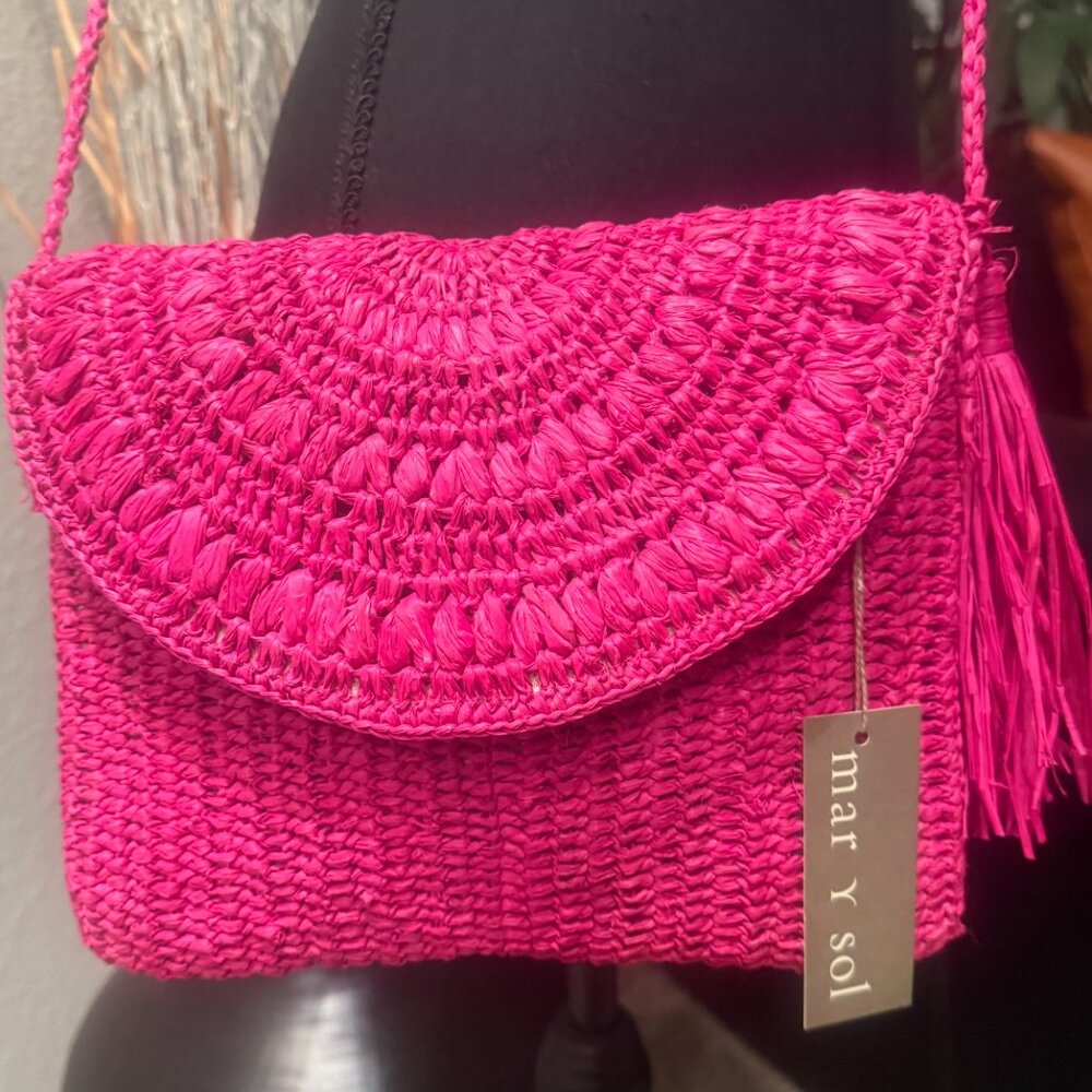 Mar Y Sol Naomi Pink Crossbody